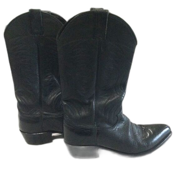 Justin Imperfect Western Boots Men’s Size 9 1/2 D Color Black Classic main image 4